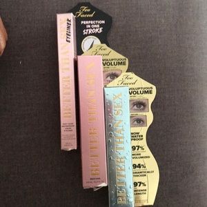 too faced better than sex mascara and eyeliner